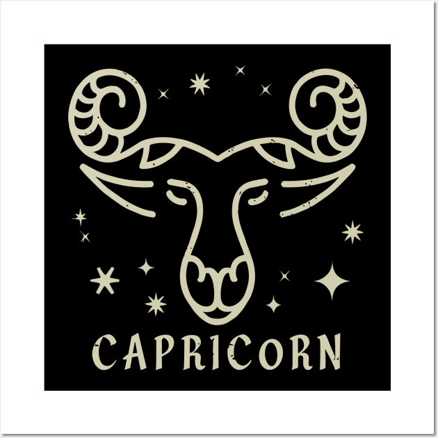 Capricorn Wall Art by InspiredByTheMagic